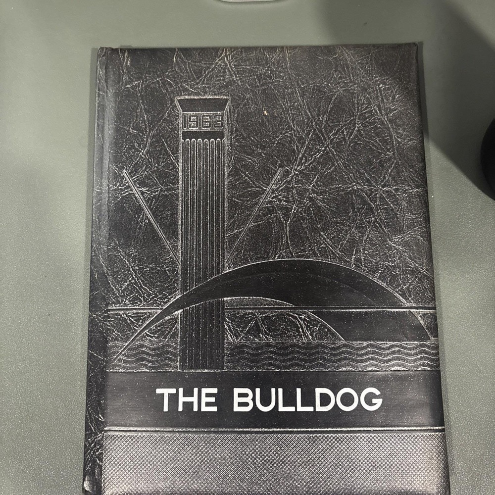 Vintage 1963 Salem High School Nebraska Yearbook The Bulldog Hardcover Annual